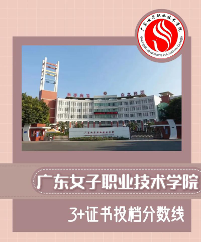 2024年广东女子职业技术学院在广西录取分数线