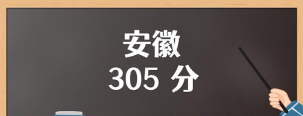 安徽高考305分左右能上什么大学