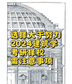 2024建筑学容易考研的学校