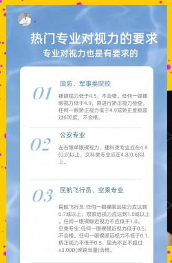 女生有近视可以报读航空专业吗