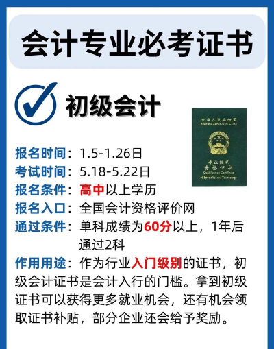 专升本可以考会计证吗