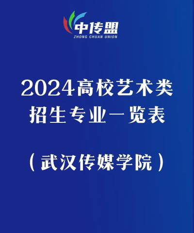 2024年武汉传媒学院艺术类专业有哪些