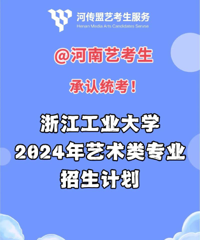 2024年浙江工业大学艺术类专业有哪些