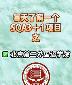 北二外sqa项目怎么样