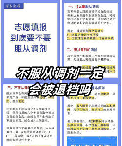 2024填了六个专业不服从调剂会怎样