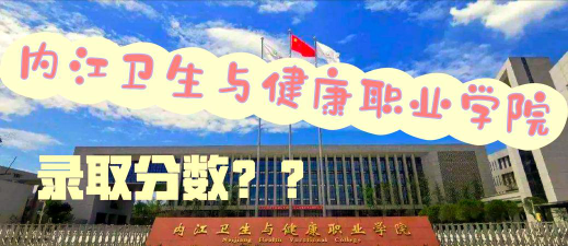 2024年内江卫生与健康职业学院在四川录取分数线