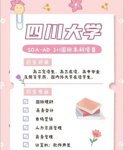 2024四川大学1+3留学项目有哪些