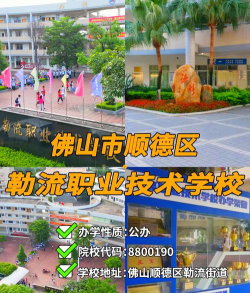 佛山顺德区勒流职业技术学校2024年有哪些专业