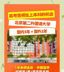 2024北京外国语大学3+2本硕连读的优势