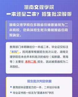 湖南文理学院是一本还是二本