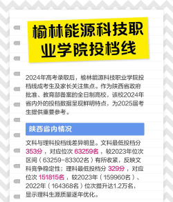 榆林能源科技职业学院2024年在贵州录取分数线、对应位次