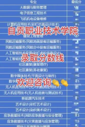 2024年自贡职业技术学院在山东录取分数线