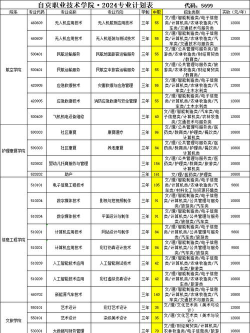 自贡职业技术学院2024年在河北录取分数线、对应位次