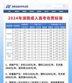 邵阳旅游中等职业学校2024年学费多少