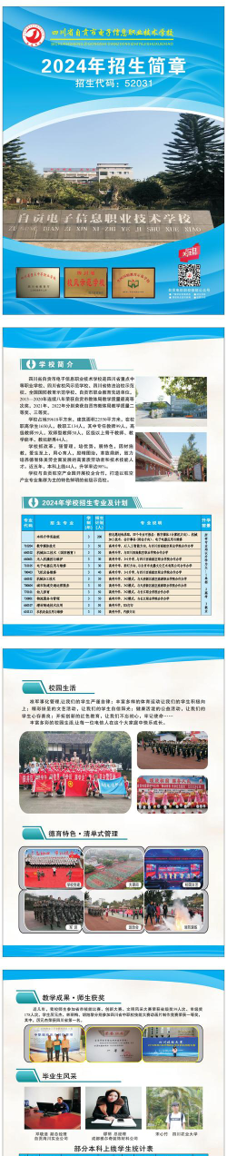 自贡电子信息职业技术学校2024年宿舍条件