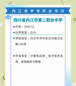 2024年内江第三职业中学开设的专业有哪些