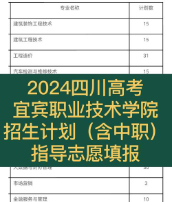 宜宾职业技术学校2024年3年有哪些专业