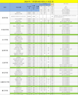 2024年广西国际商务职业技术学院在山东全部专业录取位次、分数线