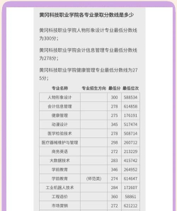 2024黄冈科技职业学院在贵州录取分数线