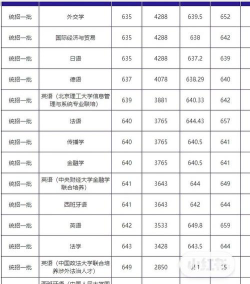 2024年北京外国语大学在四川全部专业录取位次、分数线