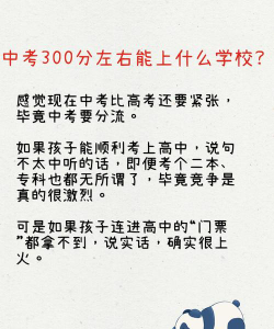 2024年阿坝中考300分左右可以读高中吗