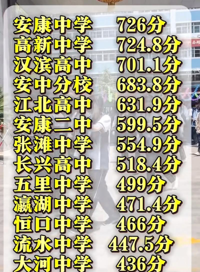 2024年安康中考200-300分读什么普高