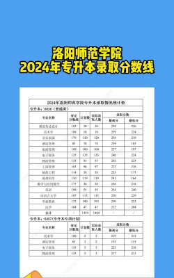 洛阳师范学院2024年在湖南各专业录取分数线