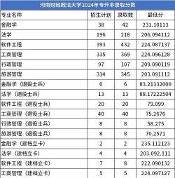 2024年河南财经政法大学在四川全部专业录取位次、分数线