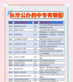 长沙有哪些公办中专学校值得选择呢