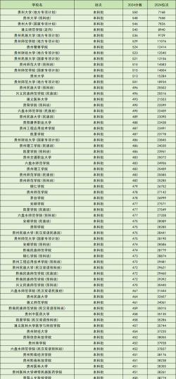 贵州历史类447分能考哪些大学