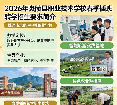 炎陵县职业技术学校办学条件好吗