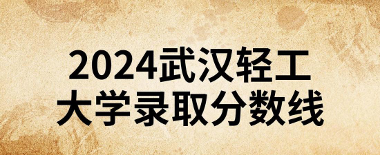武汉轻工大学2024年在湖南录取分数线、对应位次