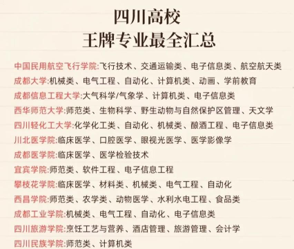 2025成都大学王牌专业有哪些