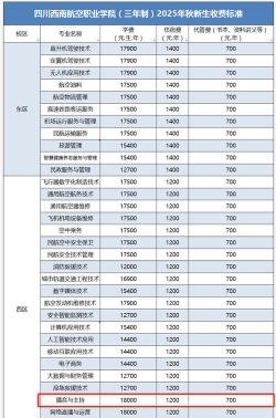 2025艺考生文化课309分能上四川西南航空职业学院吗