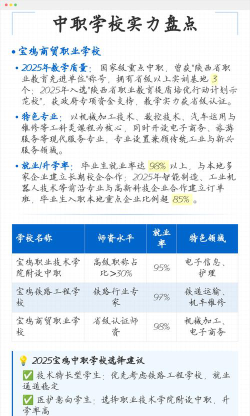2025宝鸡排名前三的公办计算机学校名单