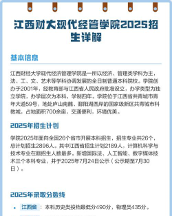 2025江西财经大学现代经济管理学院在海南招生计划及录取分数线位次分析
