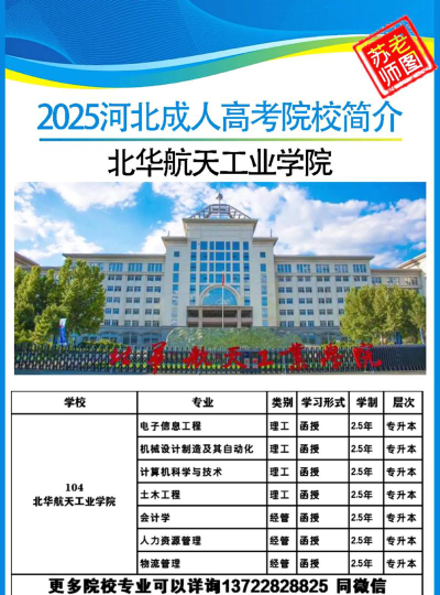 北华航天工业学院开设哪些专业