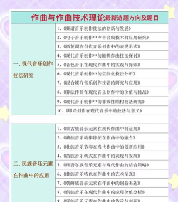 作曲与作曲技术理论专业介绍