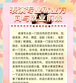 影视表演专业学生就业前景如何