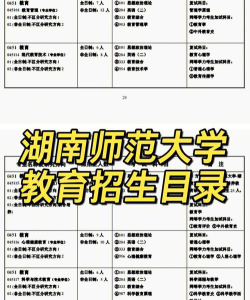 2024年湖南师范大学有哪些专业比较好