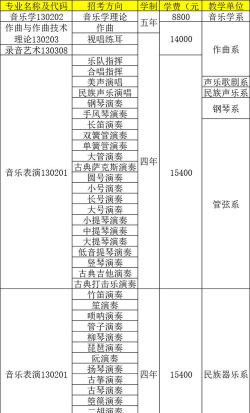 2025年沈阳音乐学院有有哪些专业推荐