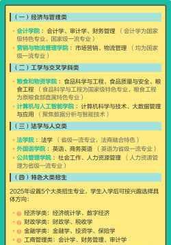 2025年南京财经大学有有哪些专业比较好推荐