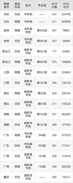 2023广西理工职业技术学院高考录取分数线是多少[2025年最新更新]