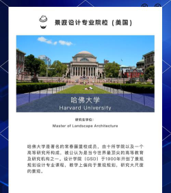 美国大学景观专业排名