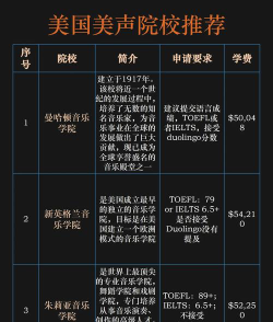 美声专业综合类大学排名
