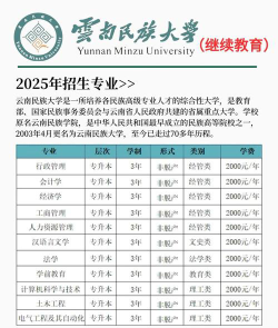 云南民族大学的王牌专业有哪些？