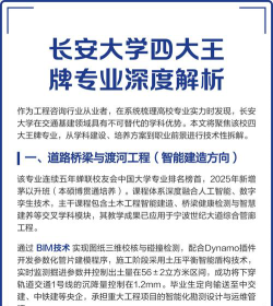 长安大学的王牌专业有哪些？