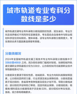 2024城市轨道交通运营管理专业广东录取分数线多少分