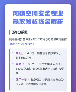 网络空间安全专业新疆录取分数线多少分