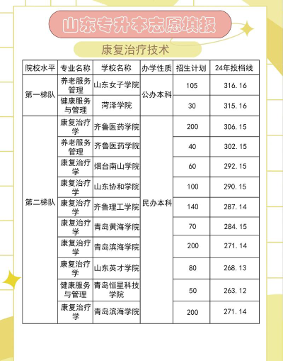康复治疗学专业新疆录取分数线多少分
